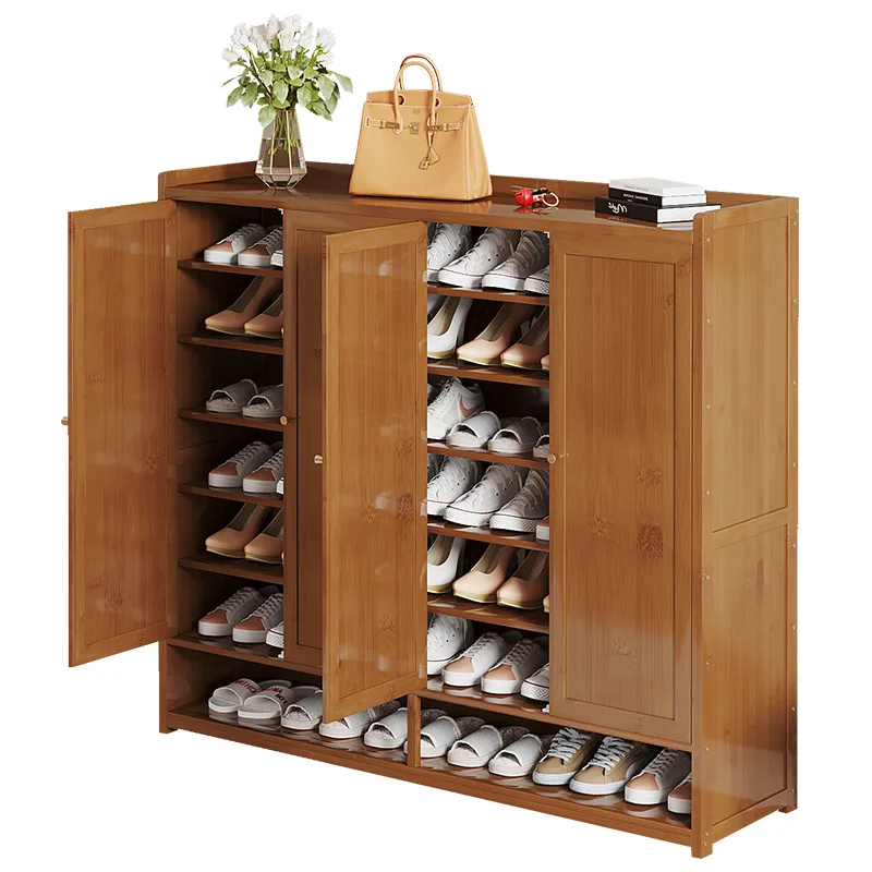 

Shoe rack household large-capacity dustproof home simple storage shoe cabinet with door multi-layer rack