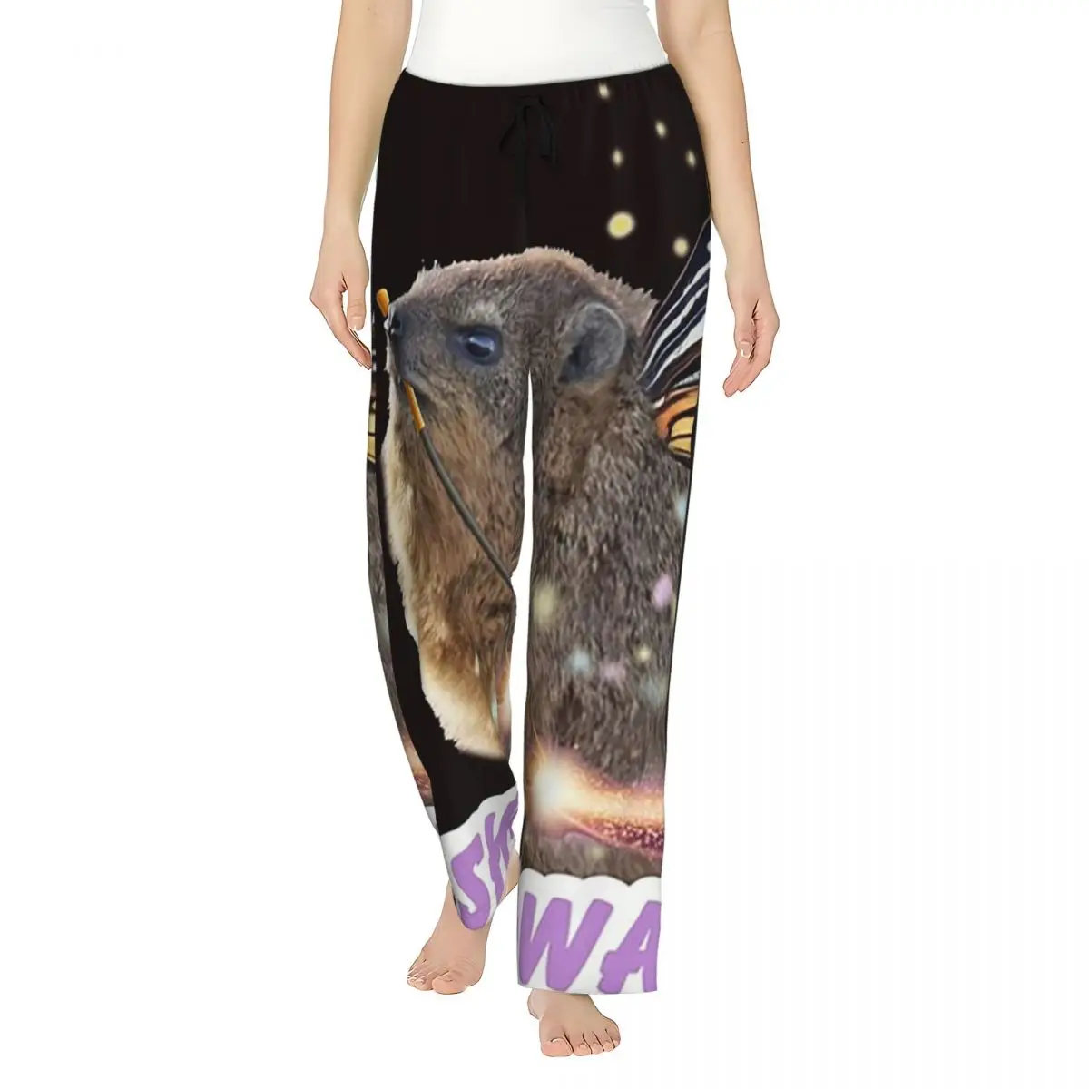 

Женские пижамные штаны Rock Hyrax Fairy на заказ, одежда для сна с карманами