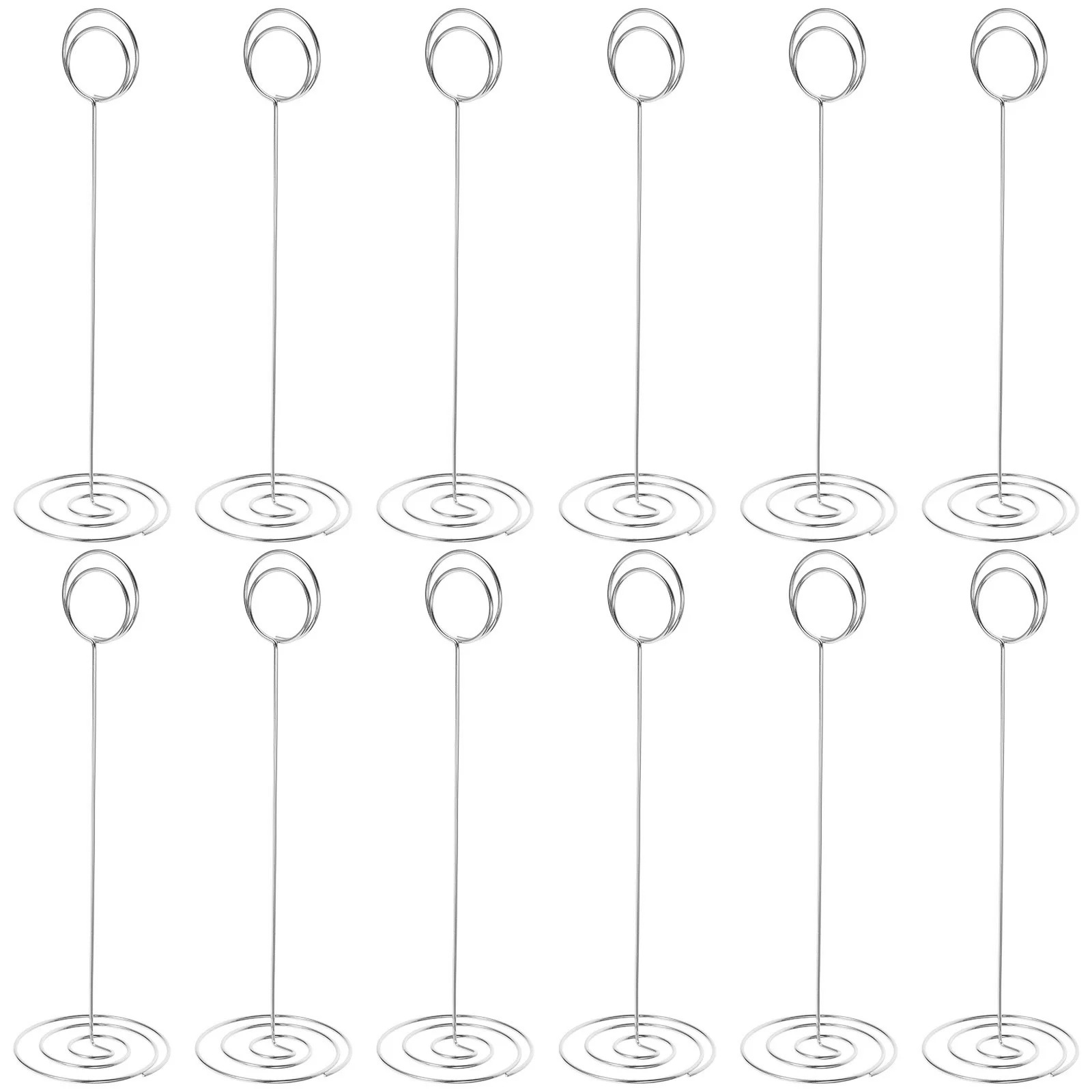 

12Pcs Memo Holders Practical Photo Holders Wedding Table Number Stands Place Card Clips Durable Lightweight Place Card Holder