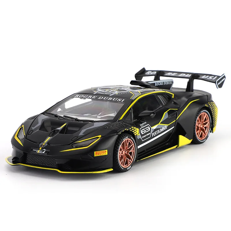 1:32 Lamborghini HURACAN ST EVO Sports Car Alloy Car Model Diecast Toy Sound Light Vehicles Car Model Model Collection A240