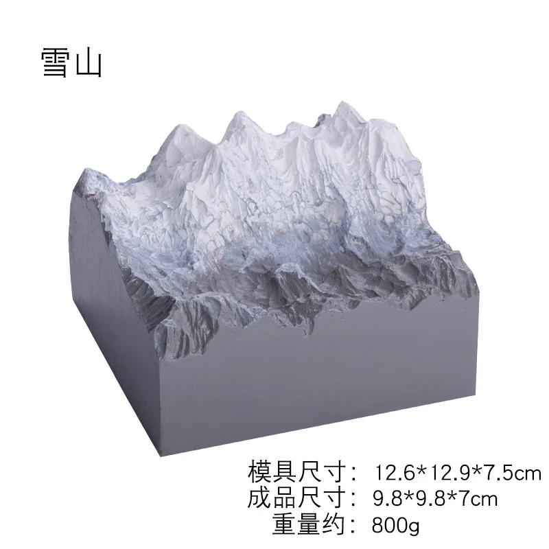 Snow Mountain Ladder Silicone Terrace Cement Flowerpot Aromatherapy Decoration Fragrant Stone Mould Resin Molds A312