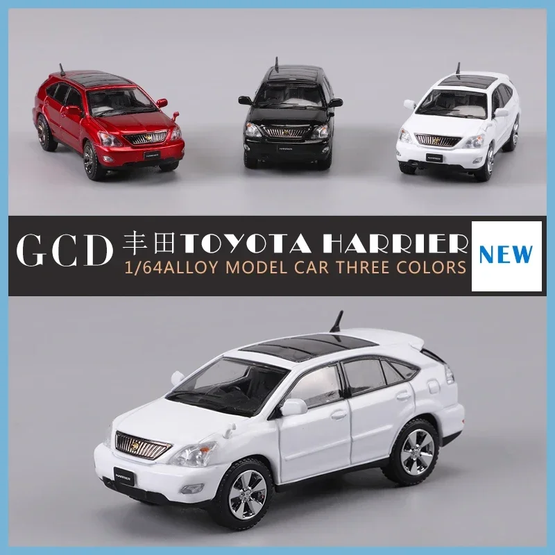 GCD 1:64 TOYOTA HARRIER Alloy Model Car Collector diecast suv