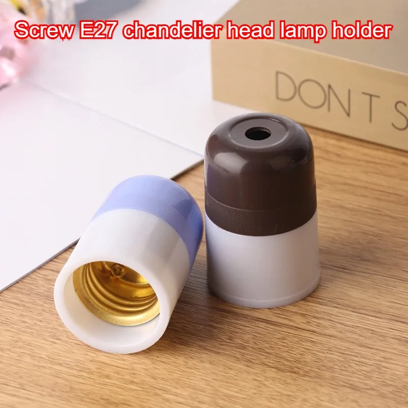 

E27 flame-retardant screw base, anti-falling suspension hanging lamp base, screw E27 chandelier lamp base