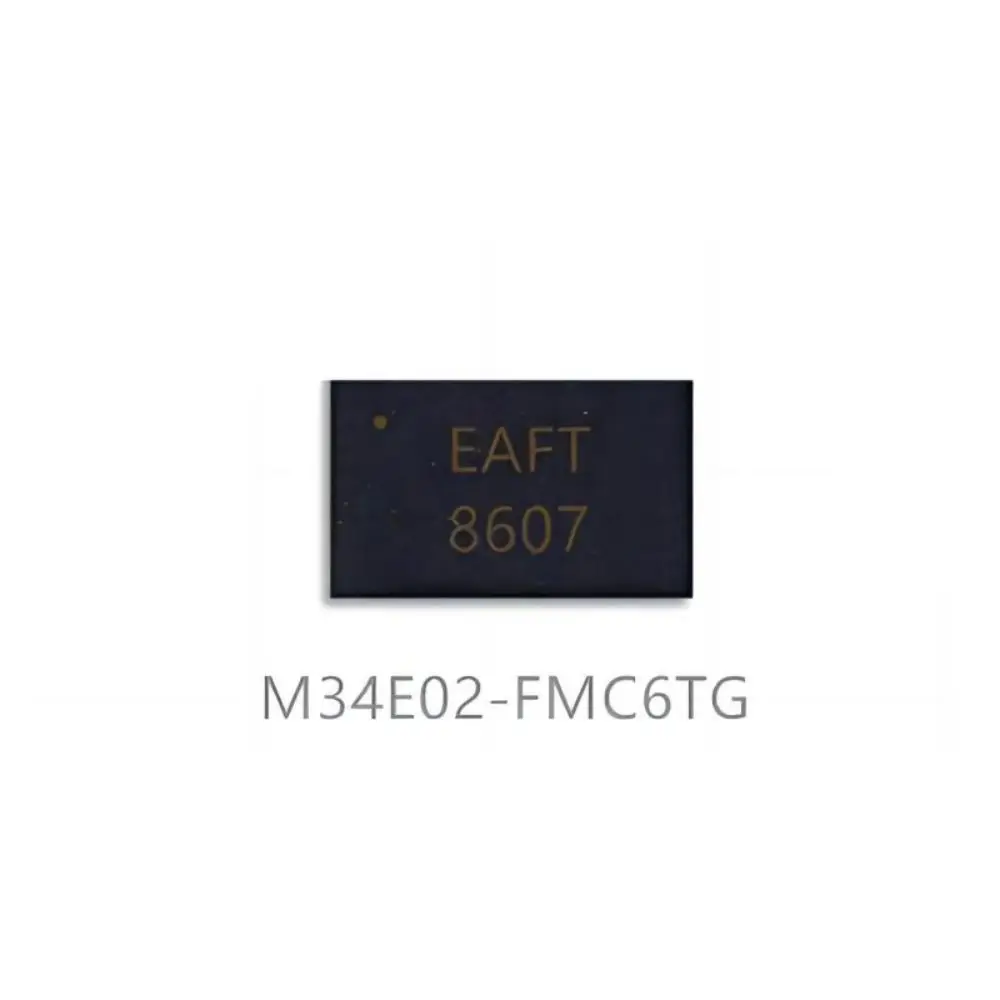 10pcs/Lot M34E02-FMC6TG  EAFT  IC EEPROM 2KBIT I2C 8UFDFPN  New