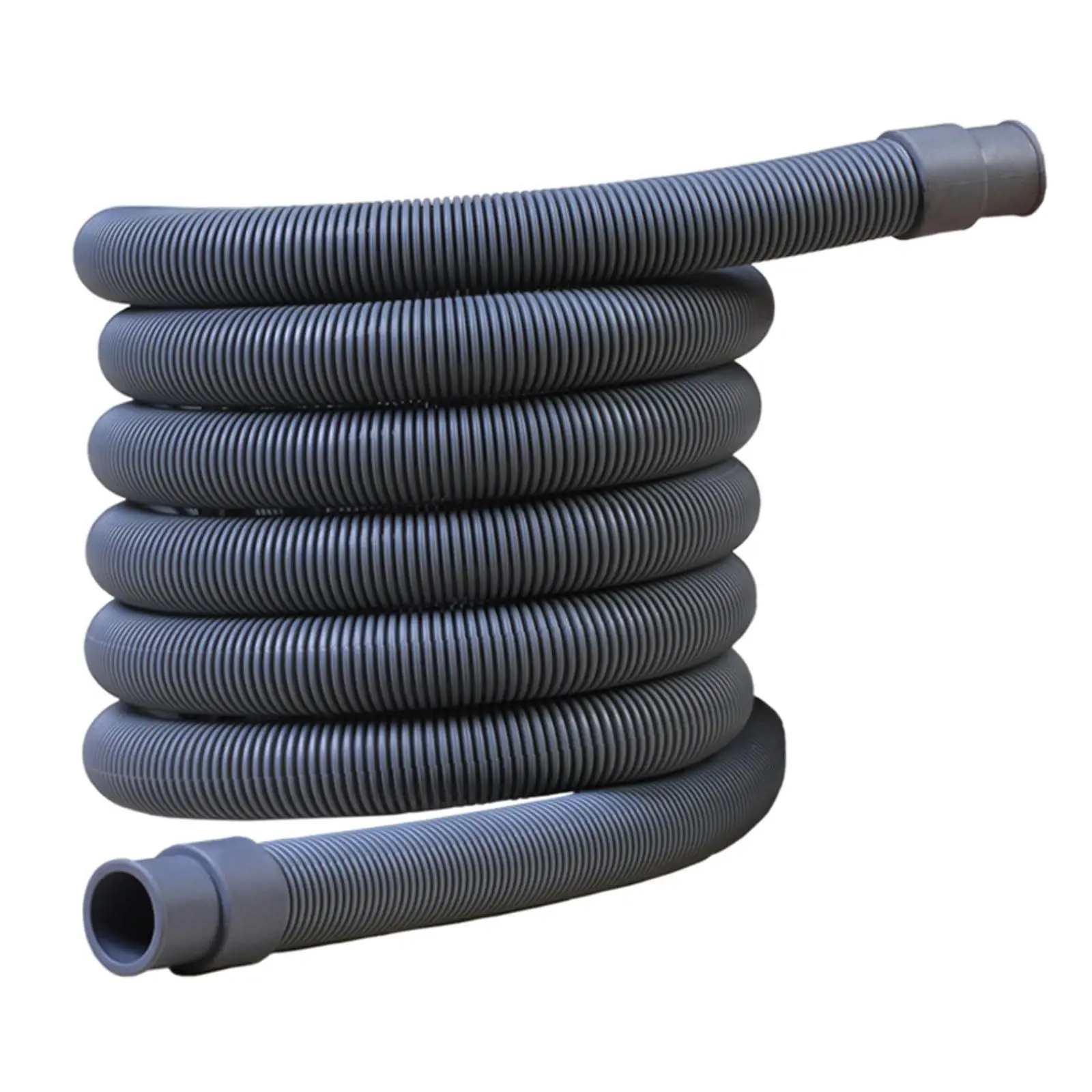 Flexible Washing Machine Drain Hose Extension Durable Corrugated Water Outlet Pipe for Laundry Replacement