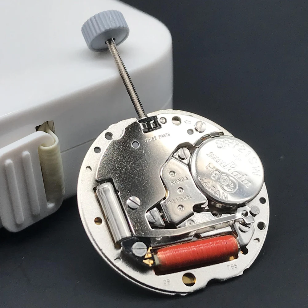 785-6 Ronda Quartz Watch Movement Wristwatch Mechanism Steel Replacement Parts Original Accessory Small Parts