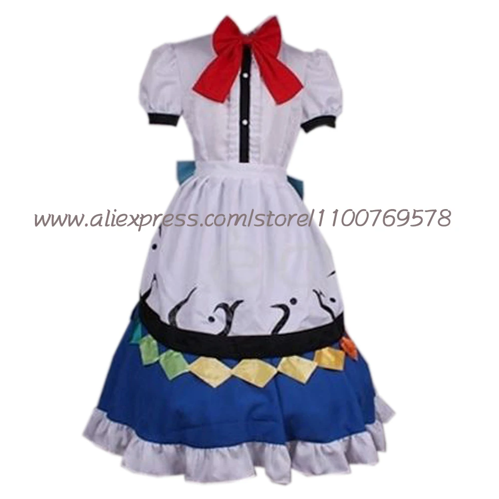 Anime Hinanawi Tenshi Uniform Costume Cosplay Women Full Set  Hinanawi Chiko