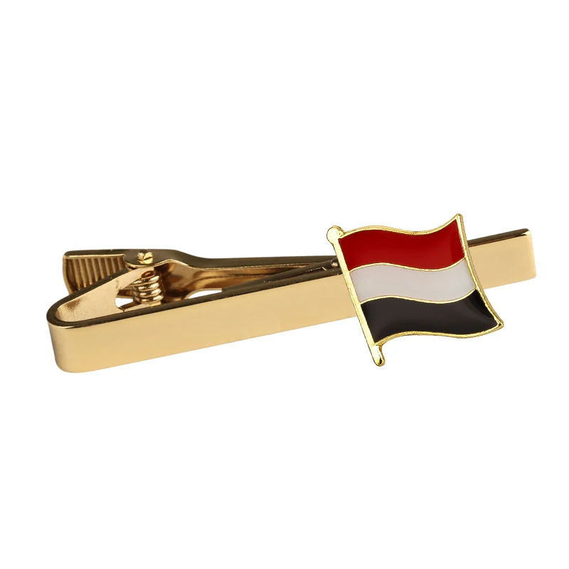 United Kingdom Flag Tie Clips Men's Metal Necktie Bar Dress Shirts Tie Pin For Wedding Ceremony Metal Gold Tie Clip