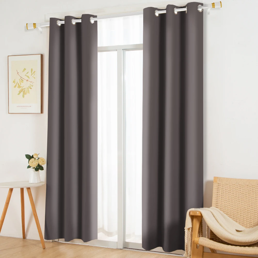 Yanyangtian Összeesés Függöny haza dekor ablum Eleven szoba shading curtains számára Hálószoba Egyszerű tömör thicker Morogva curtains