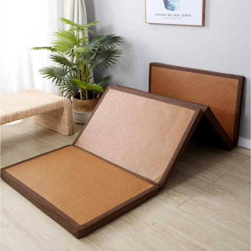 

Japanese Style Tatami Floor Mat Thickened Folding Balcony Mattress Double-sided Nap Mat Suitable for All Seasons Sleeping Pad