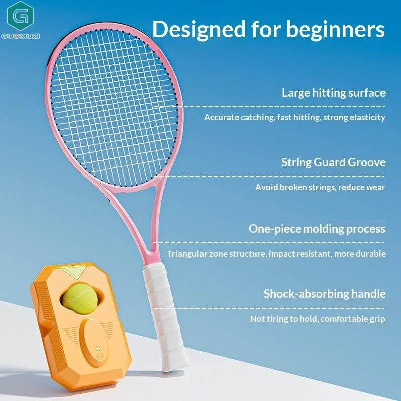 

Tennis Ball Trainer with High Elastic Rope Base Rebound Practice for Adults and Kids Solo Training Indoor or Outdoor Use