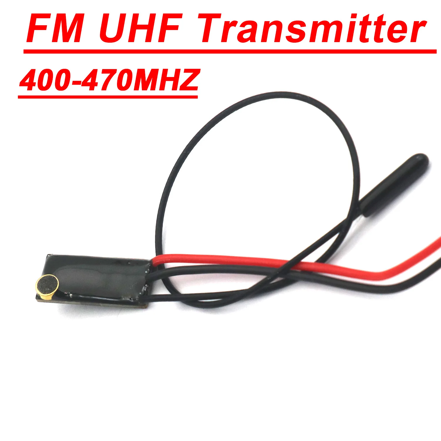 400-470MHZ Fm UHF Transmitter Wireless Microphone Pickup Radio Antenna Experiment Walkie-talkie Voice Receiver Security Monitor