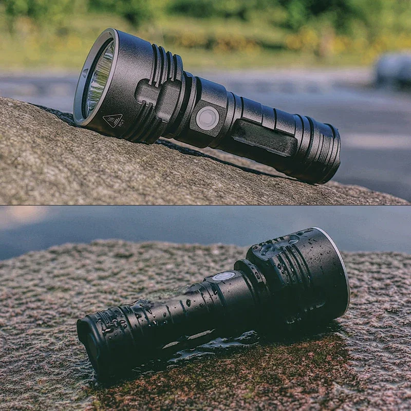 Super Powerful LED Flashlight L2 P70 Tactical Torch Rechargeable Long Range Waterproof Lamp Ultra Bright Outdoor Lantern Camping