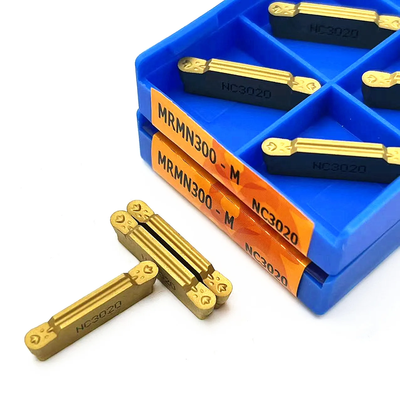 100% originale MRMN300 M PC9030 NC3020 NC3030 lame per scanalature in metallo duro di alta qualità tornio CNC taglierina utensile per tornitura con scanalatura di taglio
