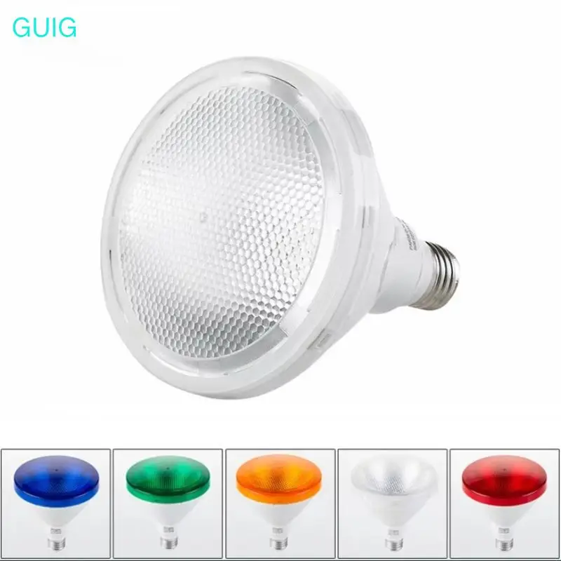 Bombilla LED PAR38 con Sensor de Color, 15W, Iluminación Empotrada Interior/Exterior, Luz Antimosquitos para Techo, Porche, Garaje, Patio, Bombilla E27