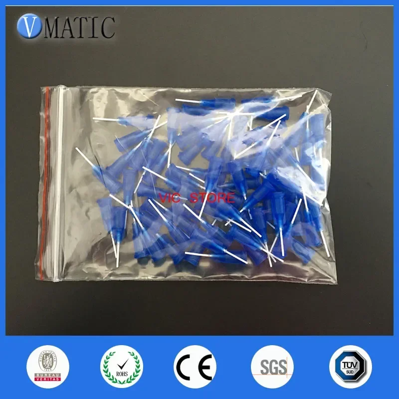 High Quality 100Pcs 22G Blue 0.5'' Polypropylene Pp Needles 1/2 Inch