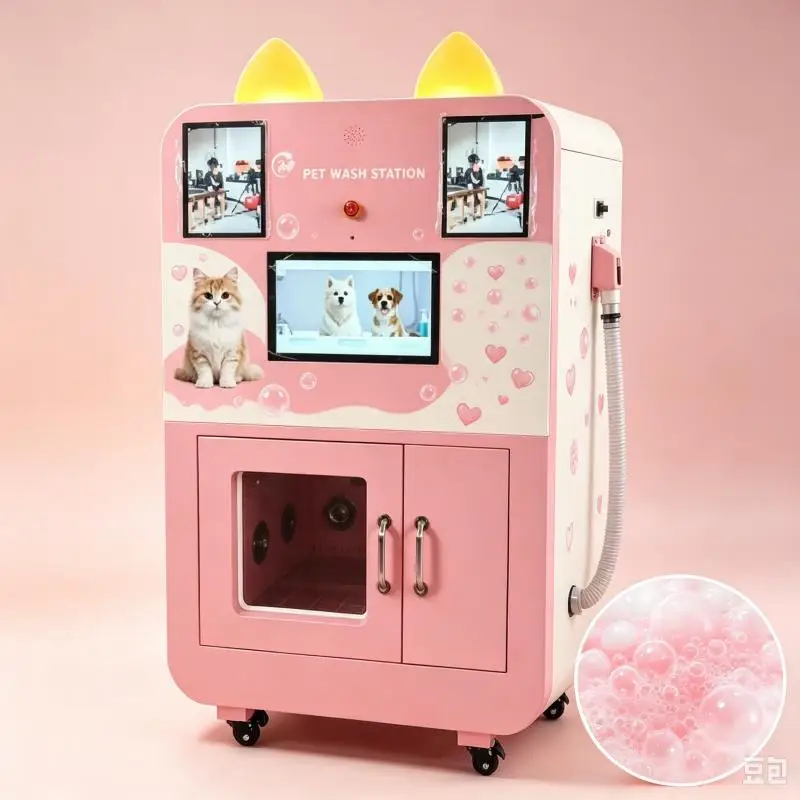 Automatic Dog Wash Vending Machine Pet Grooming Station Smart Cleaning Equipment Touch Screen Customized Solution