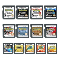 Carta da gioco NDS Serie Pokemon Carta singola Pokemon Versione inglese degli Stati Uniti del gioco