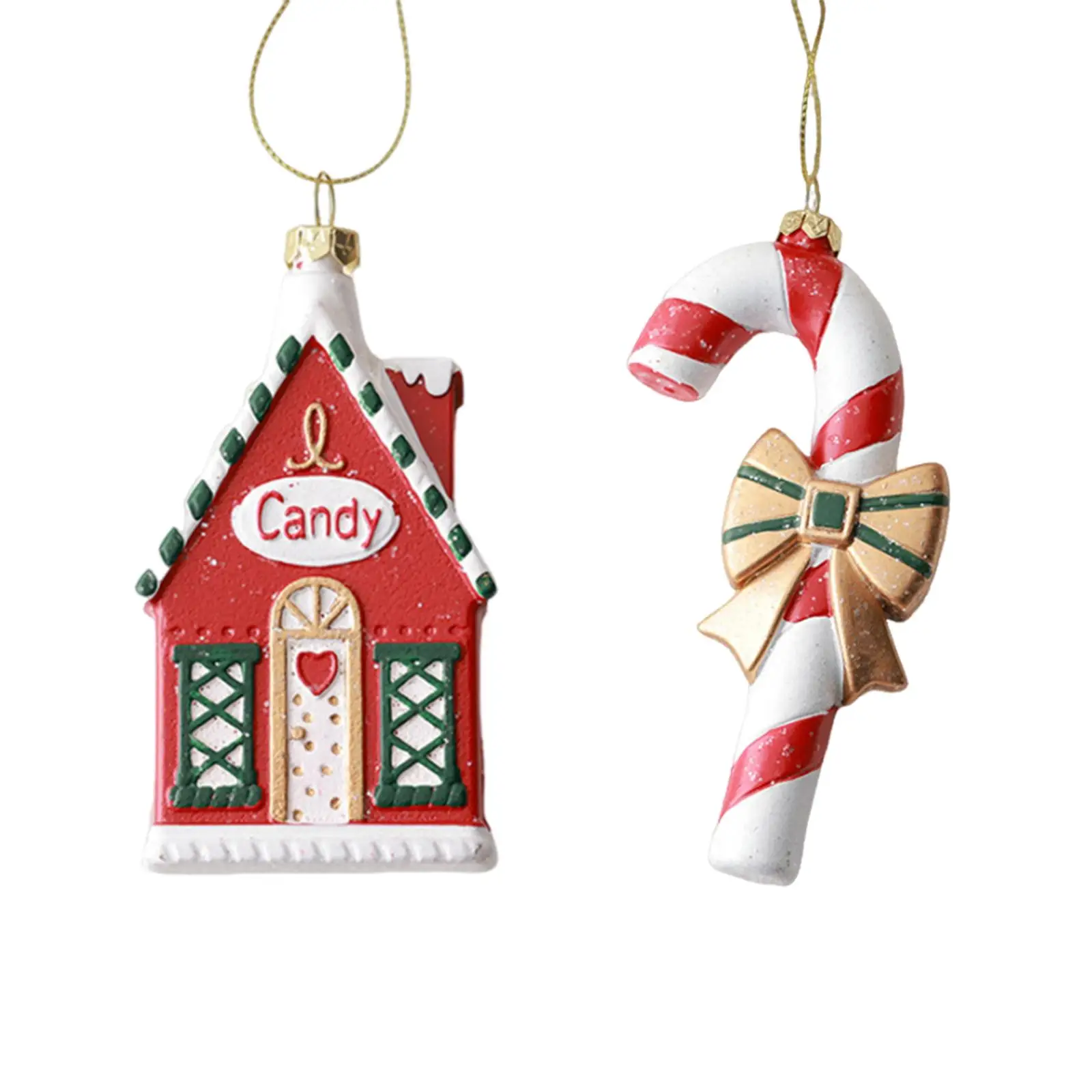 Christmas Ornament Decorative Xmas Decor Pendant Drop Christmas Tree Decoration for Indoor Malls Wreath Garland New Year Holiday image 2