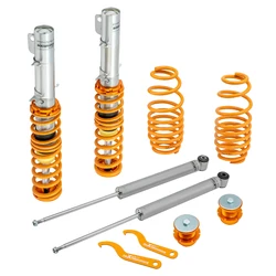 Street Coilover Kit Yellow New For VW MK4 GOLF/GTI/JETTA/NEW BEETLE 1999-2005