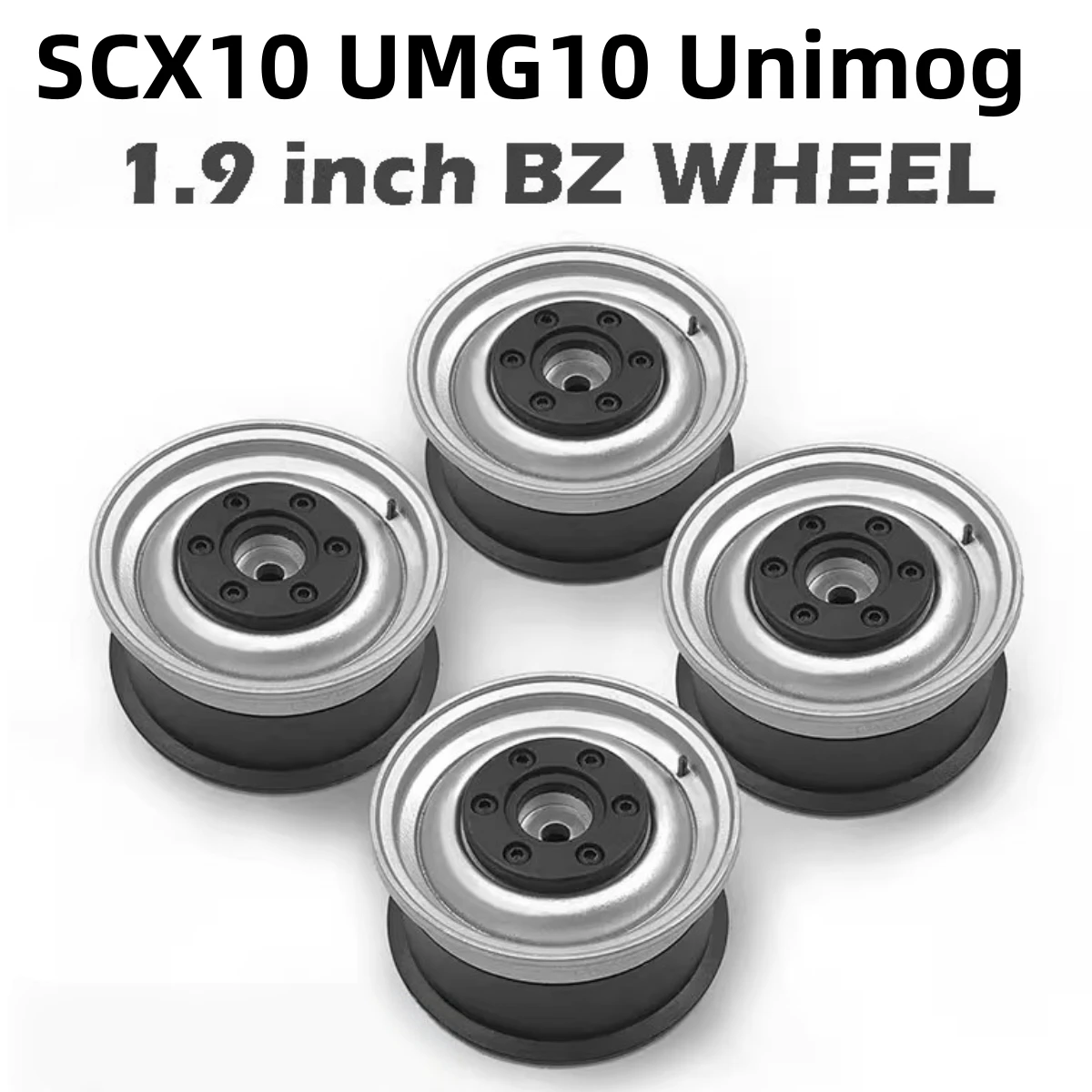 CChand 1,9 Zoll BZ-Räder (4 Stück) für 1:10 RC Car Axial SCX10 (90075) UMG10 Unimog