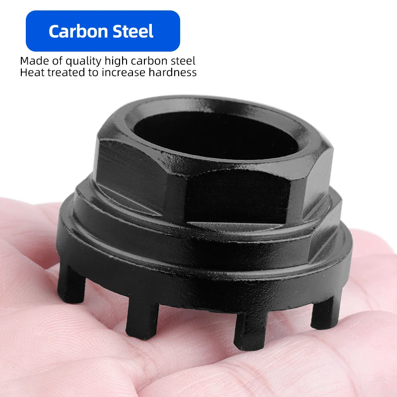AliExpress Install e-Bike Bicycle Drive-side Bottom Bracket ISIS B.B. Cups Eight Notch Tool For 8 Teeth Chainring Lockring Removal Sleeve