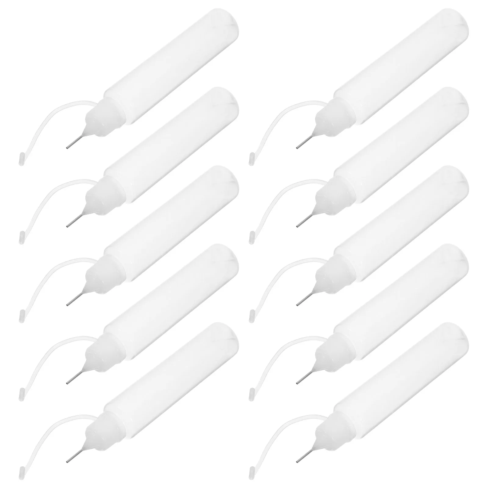 

10 Pcs Pinhole Addition Bottle Squeeze Bottles Empty Glue Dispenser for Crafts Needle