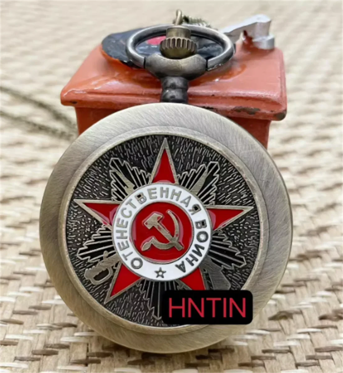 Soviet pocket watch for men, souvenir for Soviet veterans, gift for comrades