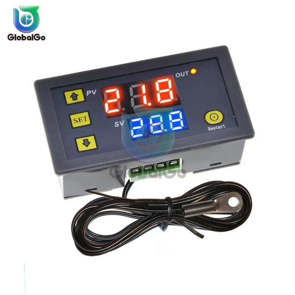 DC 5V/12V/24V Thermostat Digital Temperature Controller Regulator Thermoregulator Incubator NTC Sensor Switch Module