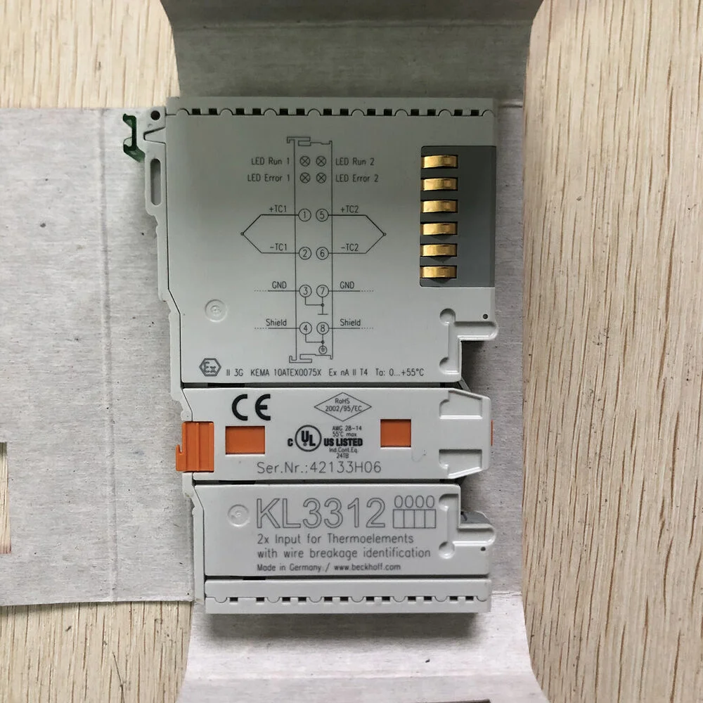 Kl3312 Kl 3312 Plc Module Bus Terminal 2-kanaals Analoge Ingang Nieuw In Doos