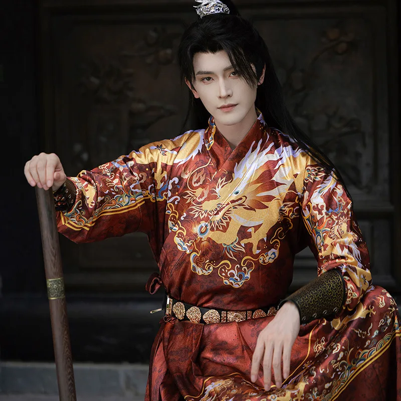 ملصقات سكين مطرزة للرجال والنساء من Ming Hanfu Jinyiwei داخل بدلة السحب السمكة الطائرة على الطراز الصيني زي قديم