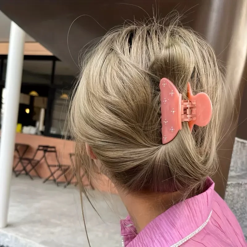 Exquisite, mit Diamanten besetzte Haarspange mit frischem Temperament für Frauen – Detail 5