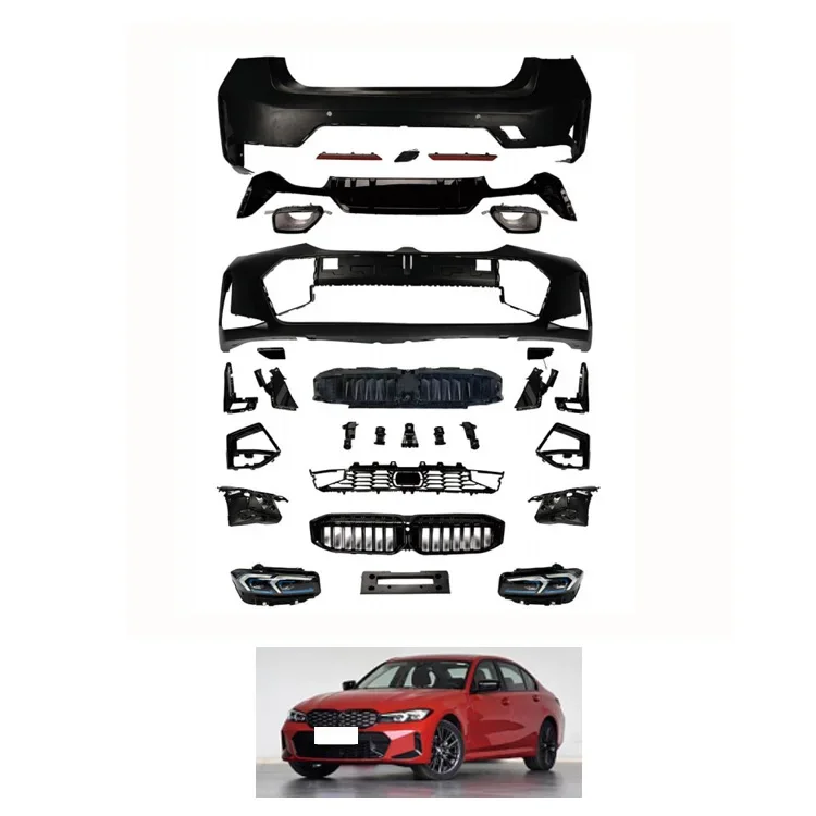 

Factory Sales front bumper with grill Headlight Body kit For 3 Series G20 G28 Modified MT car bumper 2020-2022