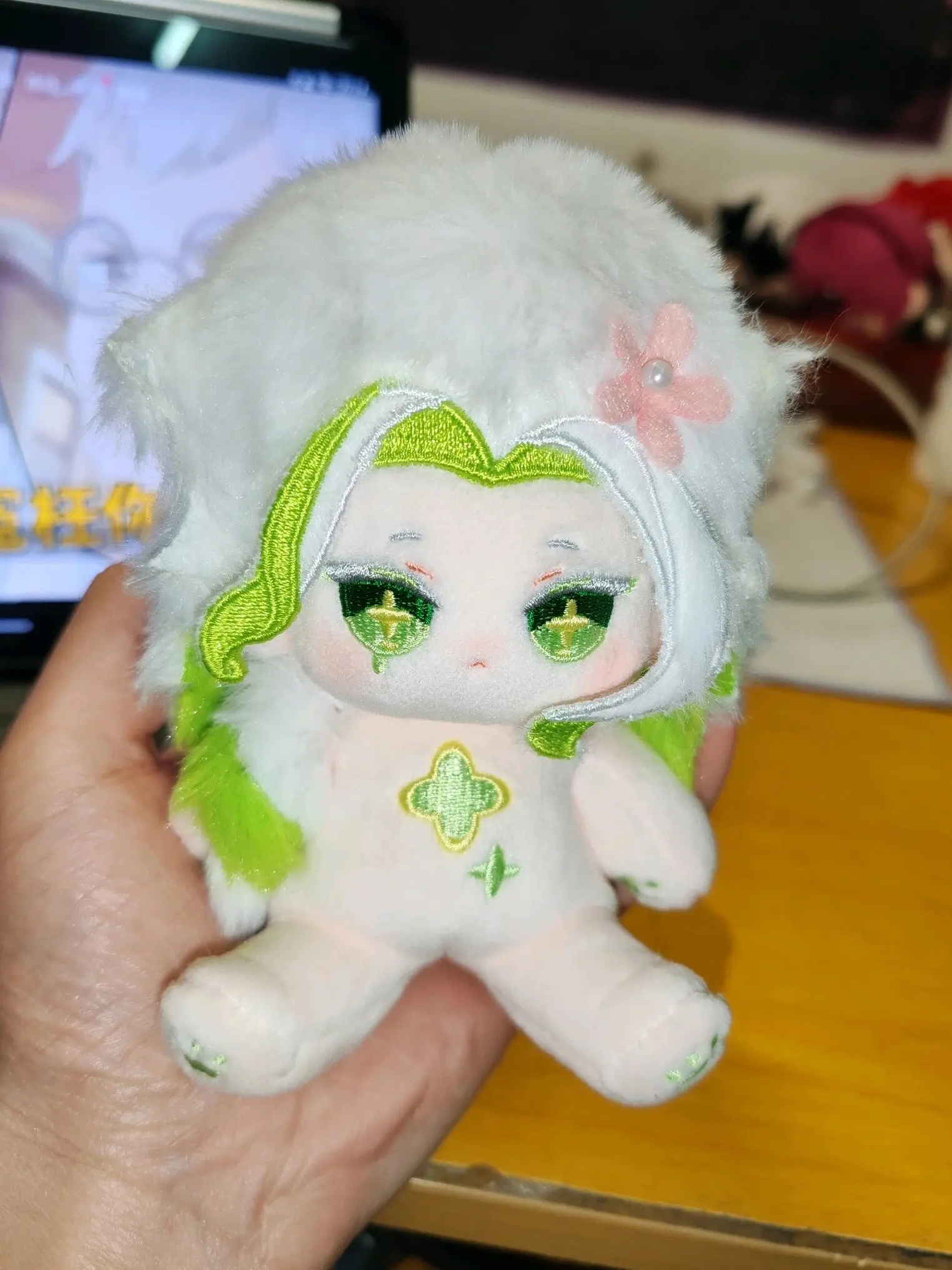 

In Stock 10cm Genshin Impact Dottore Dolls Comic Fans Gift Only Naked Plush Doll Mascot