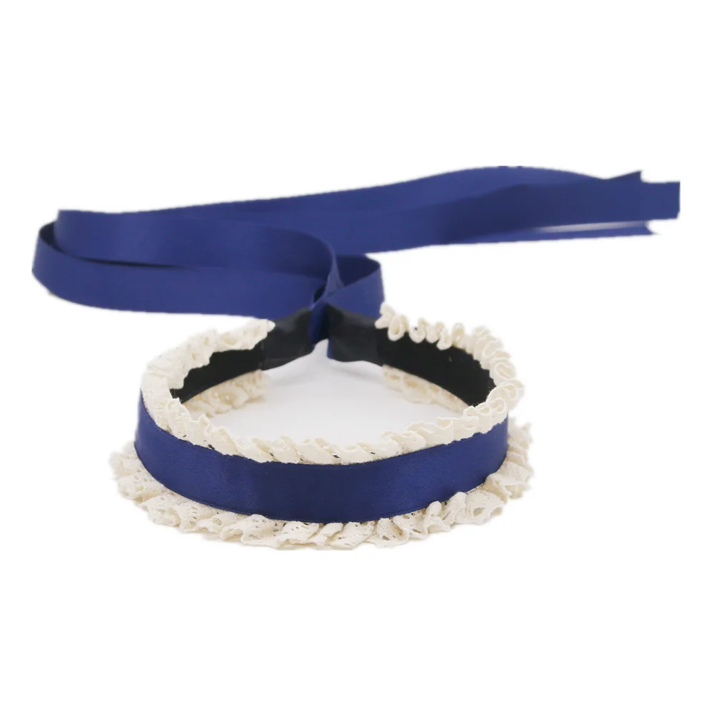 Fashion School uniform series Navy Blue  New Girls Handmade  Padded Headbands HAIR ACCESSORIES Hairband CLIP