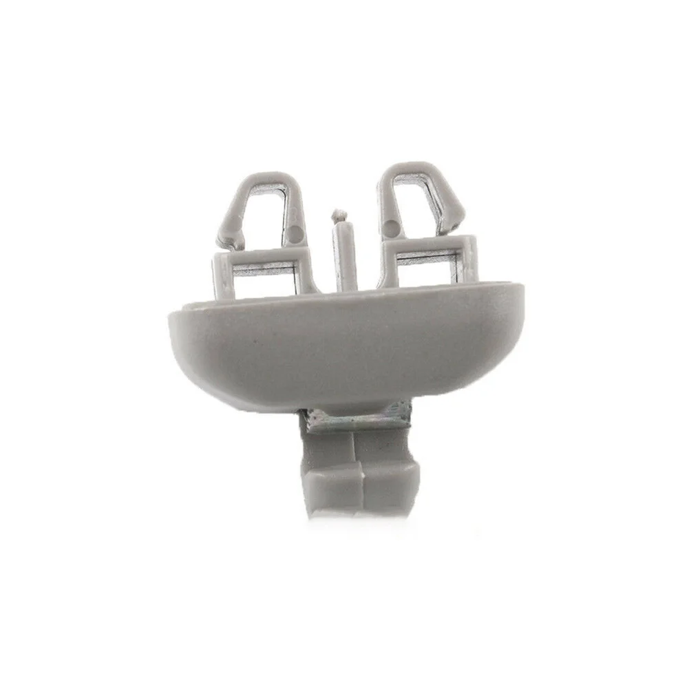 2Pcs Sun Visor Clip Hook Retainer Gray 4B0857562 Interior Accessories For TT A6 S6 2001-05 Sun Visor Clip Reliable Installation