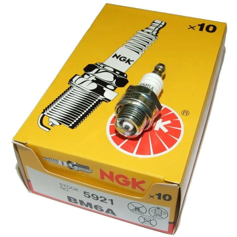 

5921 BM6A NGK мотоциклетная свеча зажигания для W20MR-U 98073-56740 98073-56744 98073-56750 BMR6A BM6 для HONDA YAMAHA