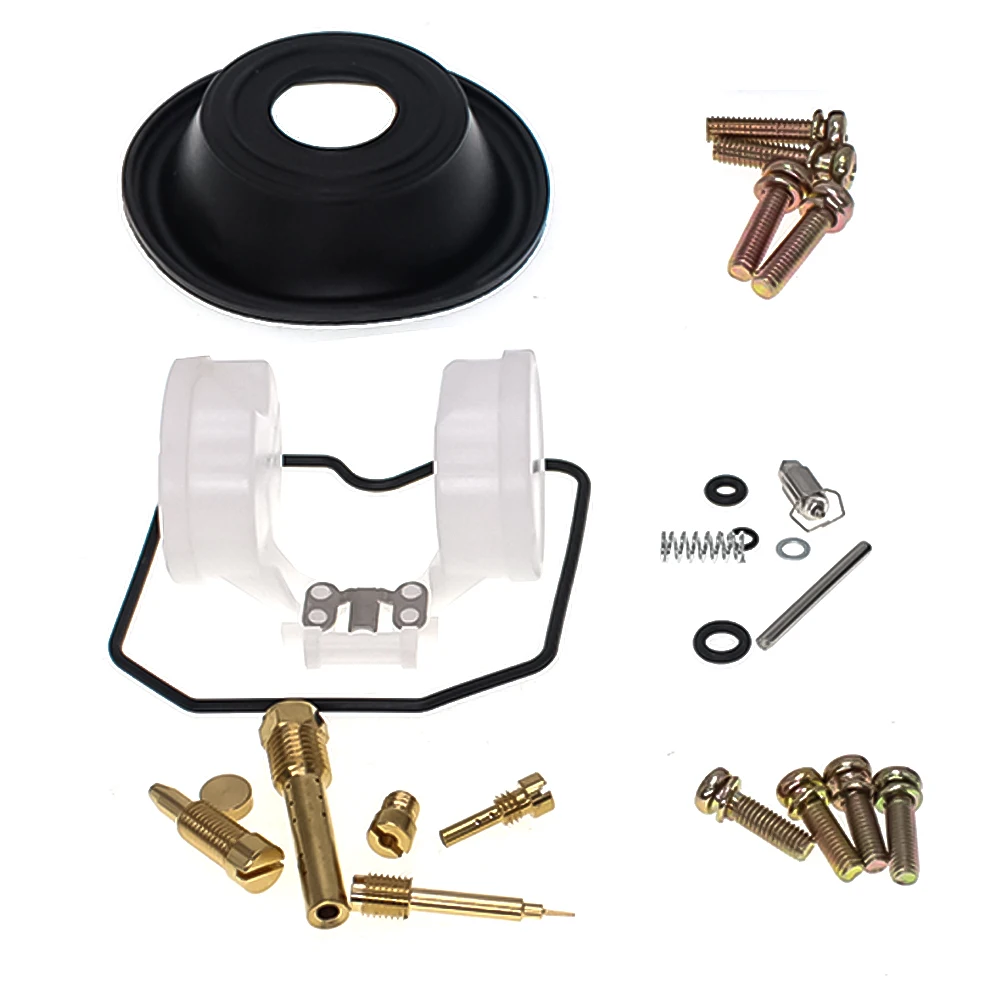 2Sets Motorcycle Carburetor Rebuild Kit Diaphragm Float for Kawasaki Ninja 500  Ninja 500R  EX500  GPZ500S (1987 - 2009)