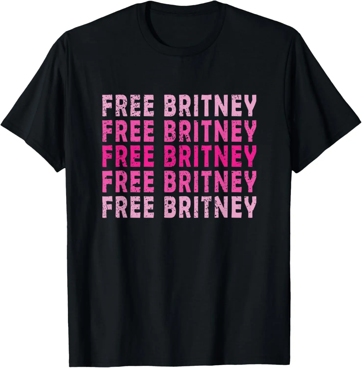 Free Britney Shirt Hashtag Vintage Graphic Pop Culture T-Shirt 100% Cotton Trendy Y2K Short-Sleeve Tee – Soft, Quick-Drying, &