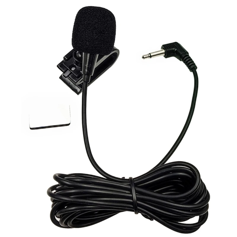 H37E Microphone Mic 2.5mm/3.5mm Jack Long Cable Assembly for All Car Stereo  DVD