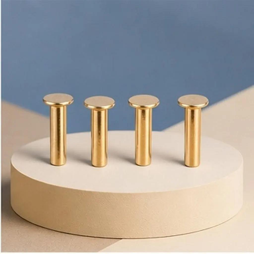 14Pairs Rivet Pin Copper Rivet For Family Installation Cutlery Knife Hardware Handle Pins Supplies