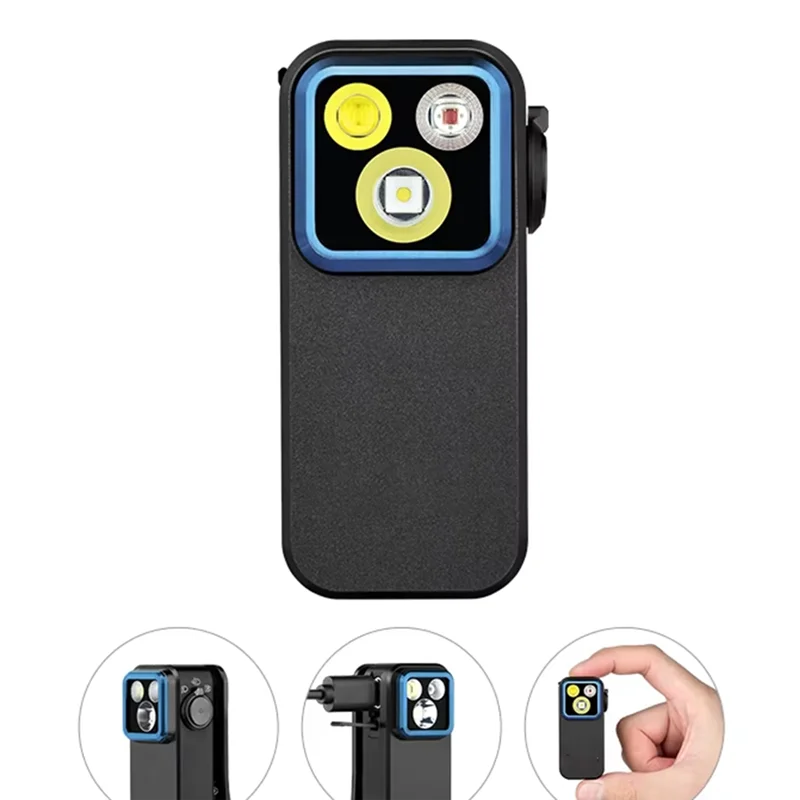 ABNO-Oclip Ultra EDC Flashlight Type-C Rechargeable, Floodlight Type-C Rechargeable, Floodlight