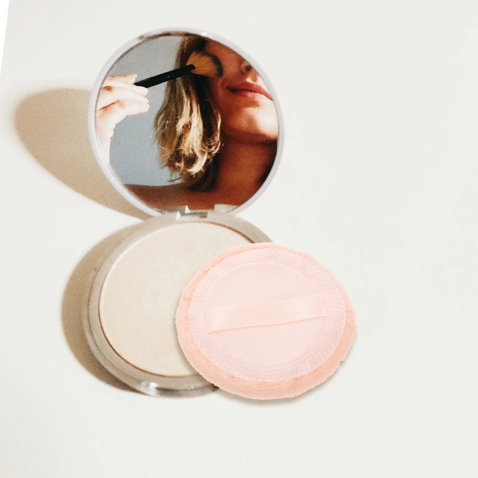 

10Pcs Pure Cotton Round Loose Powder Puff Soft Makeup Pad Portable Face Makeup Puff Tool Comfortable Application