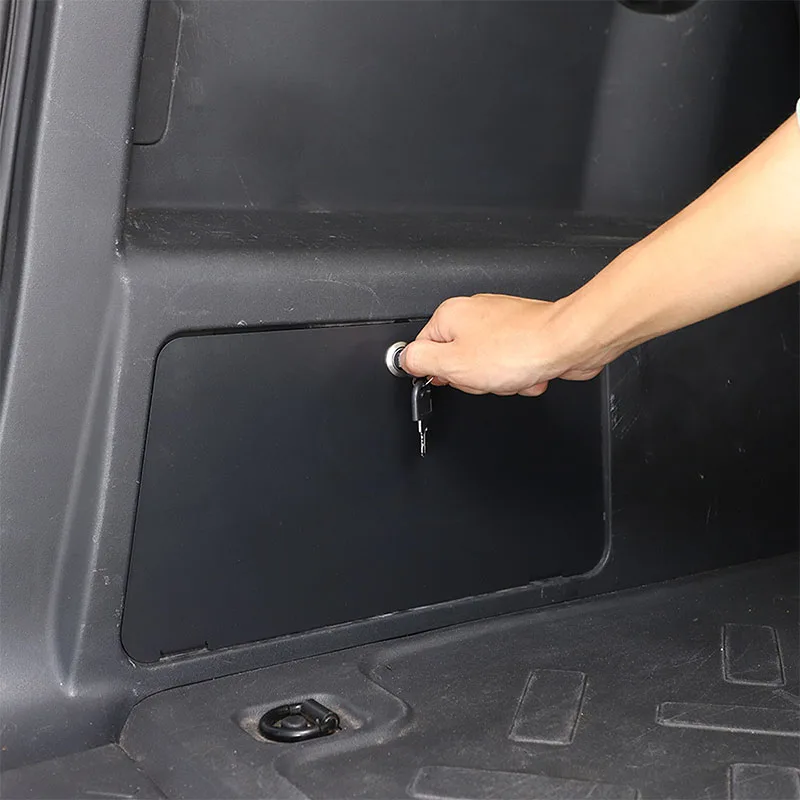 Metal Material Car Trunk left side Security Safe Box Storage Privacy Protection For Toyota FJ Cruiser 2007-2021 Car Accessories