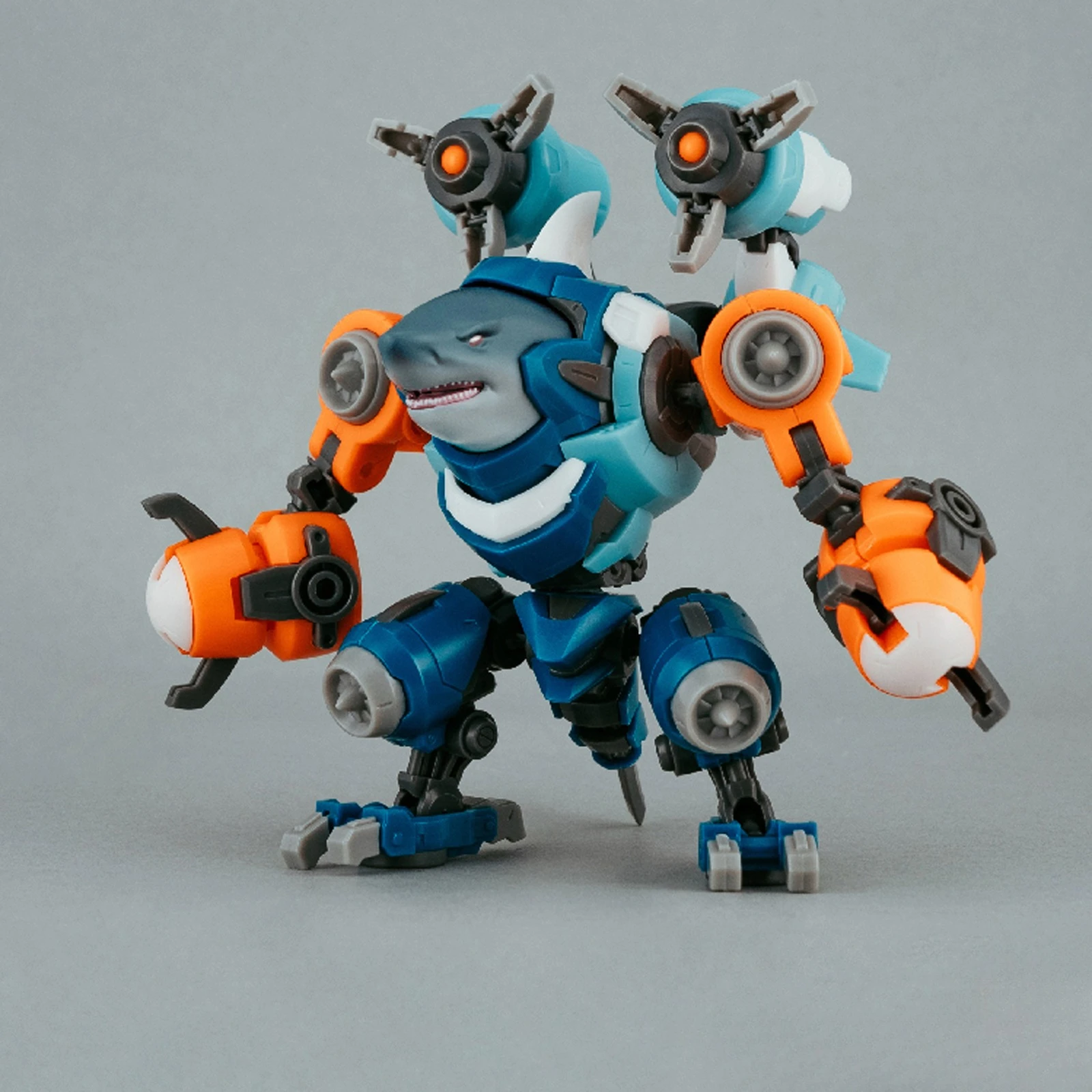 

Manhunter NO.57 1:24 Turtle Mech Puppet Team Anime Action Figure Set With 3PCS Turtle Boys Assembly Armord Toys Ornament Gifts