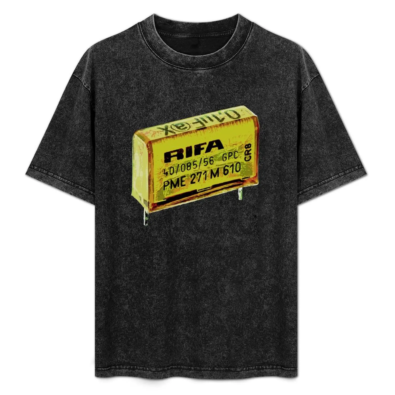 

Rifa Capacitor T-Shirt cotton tshirt 100% t shirt personalised anime t shirts oversize funny t shirts cotton T-Shirt
