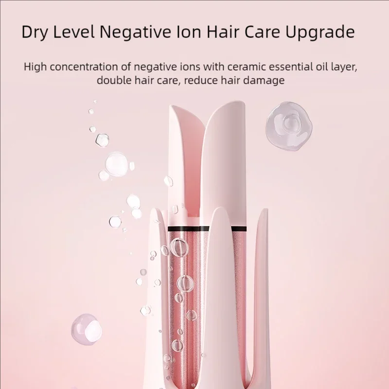 Automatic Hair Curling Iron 32mm Hair Curler Ceramic Rotating Professional Hair Waver Curling Tool Hair Curler for Long Hair