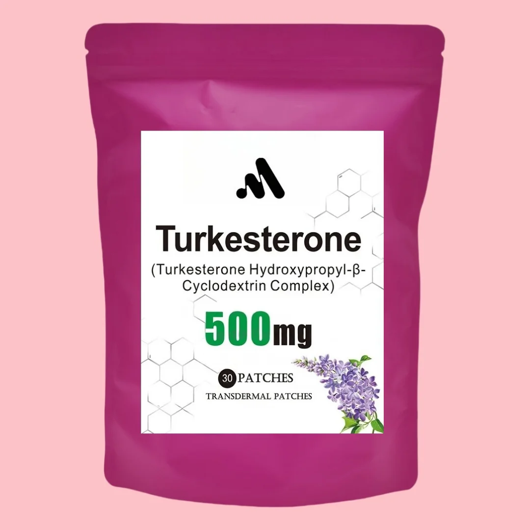 

30 пластырей Турстерона, трансмические пластыри, гидроксипропилевая гарна-циклодxtrin Complex, улучшение мышечной массы, производительность упражнений