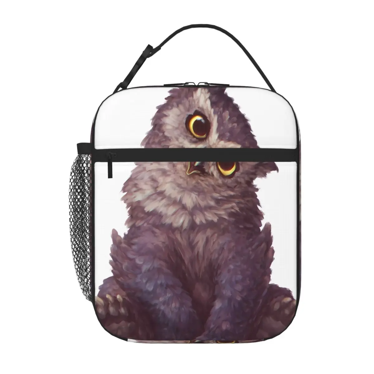 Bestselling Owlbear Cub Insulated Inner Portable Lunch Bag Daily Meal Prep Foldable Lunch Bag