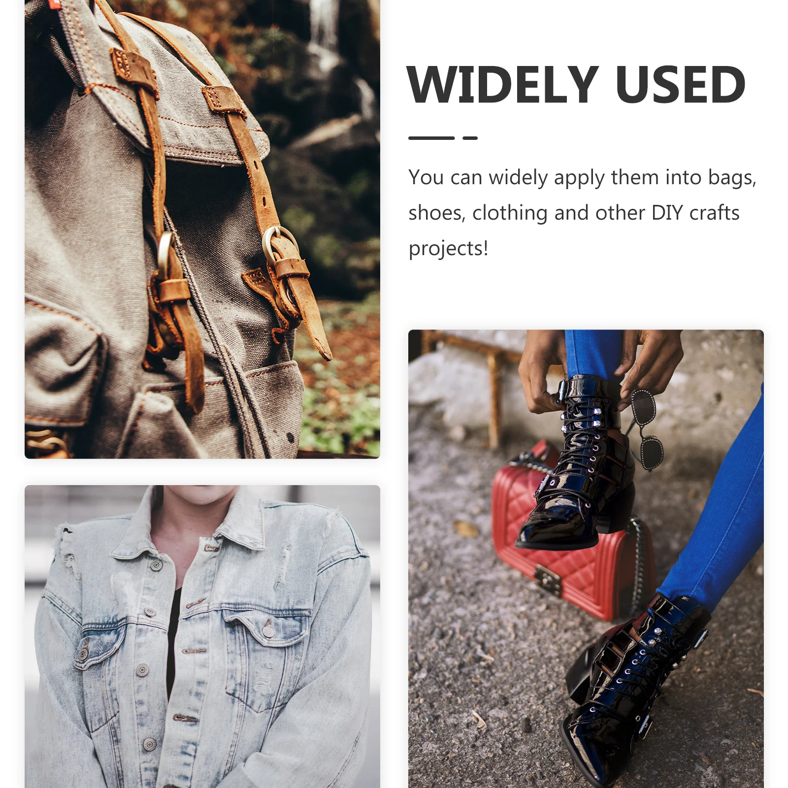 

1Set Metal Grommet Tool Kit Rustproof Eyelet Washers for Fabric Shoes Canvas DIY Crafts Sewing Accessories